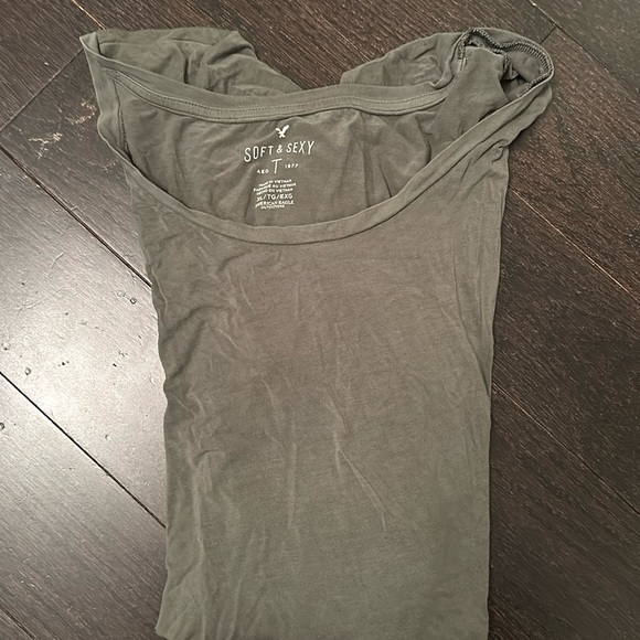 Super soft over sized army green t shirt - Picture 1 of 1
